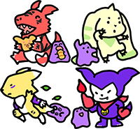 테이머즈 아크릴 키링 세트