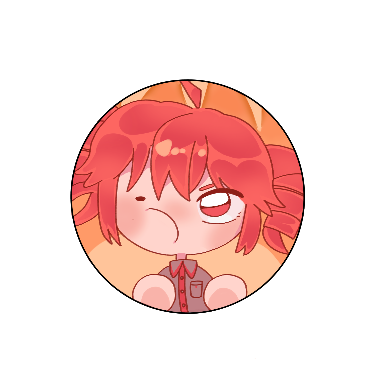 카사네테토 풀채색 뱃지