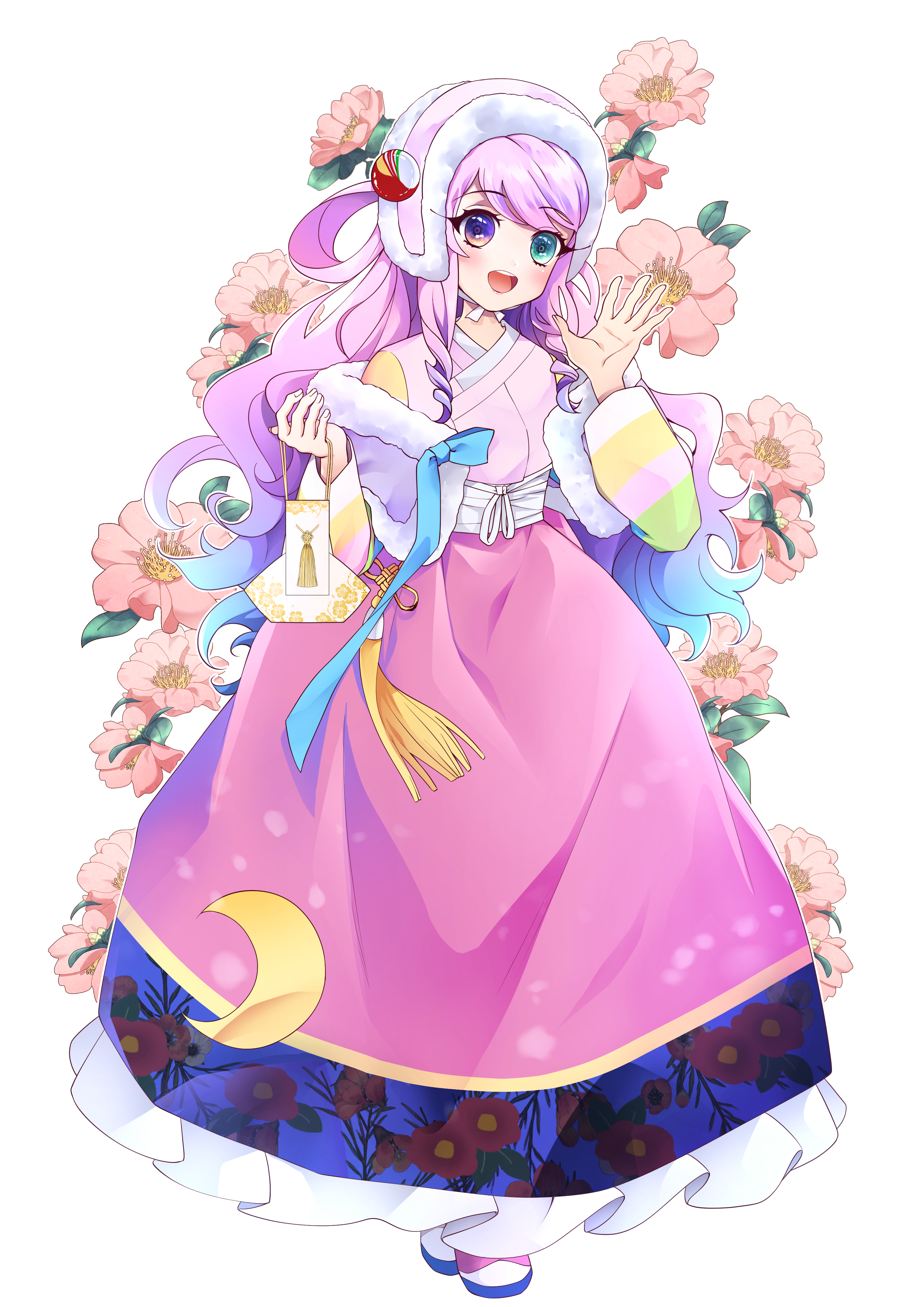 히메모리 루나 한복 Ver. BIG 아크릴 스탠드(특전 엽서 증정)-