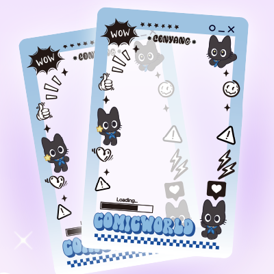 코냥이 투명 포카